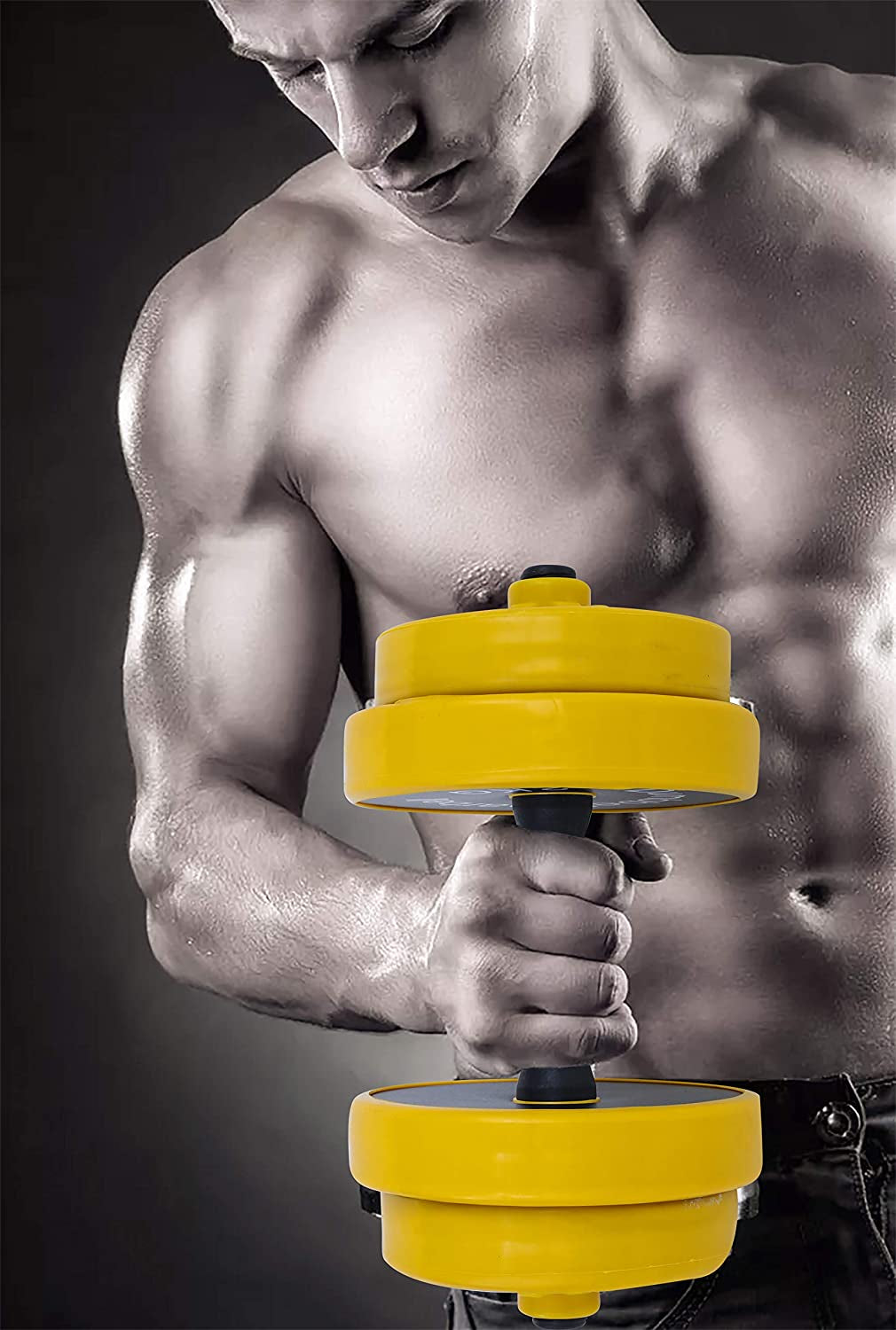 Adjustable Weights Dumbbells Set, Dumbbell Set, Home Weights 2-In-1 Set, 22-33-44-55-66-88 Non-Slip, All-Purpose, Gym
