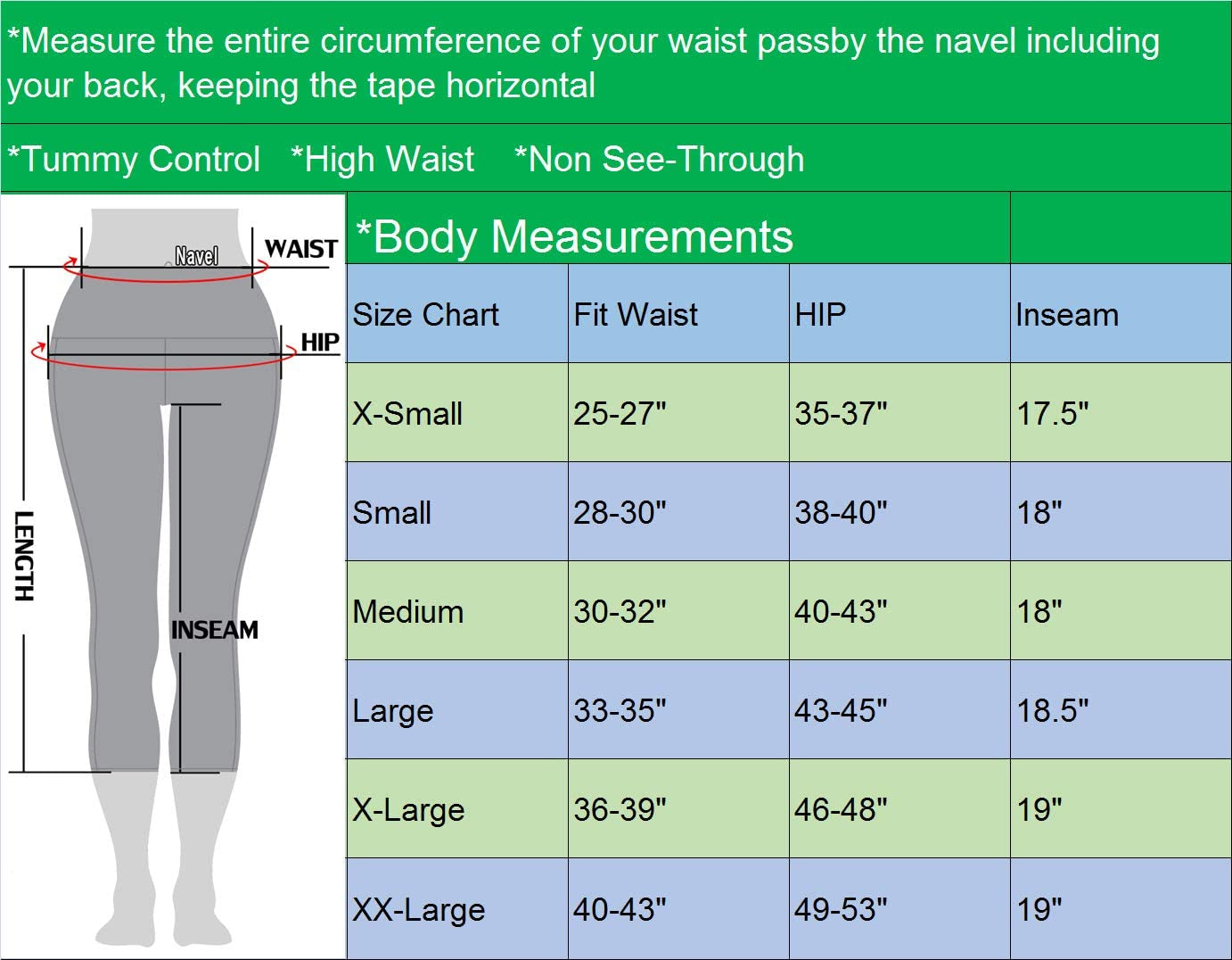 Women'S Yoga Running Capris Tummy Control High Waist Workout Pants