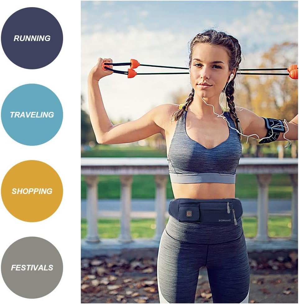 Crossbody Fanny Pack for Women Men:Small Runners Belt Bag with Adjustable Strap - Fashion Water Resistant Waist Bag, Mini Bum Bag Pouch Bag for Running Travel Hiking Carrying All Phones,By