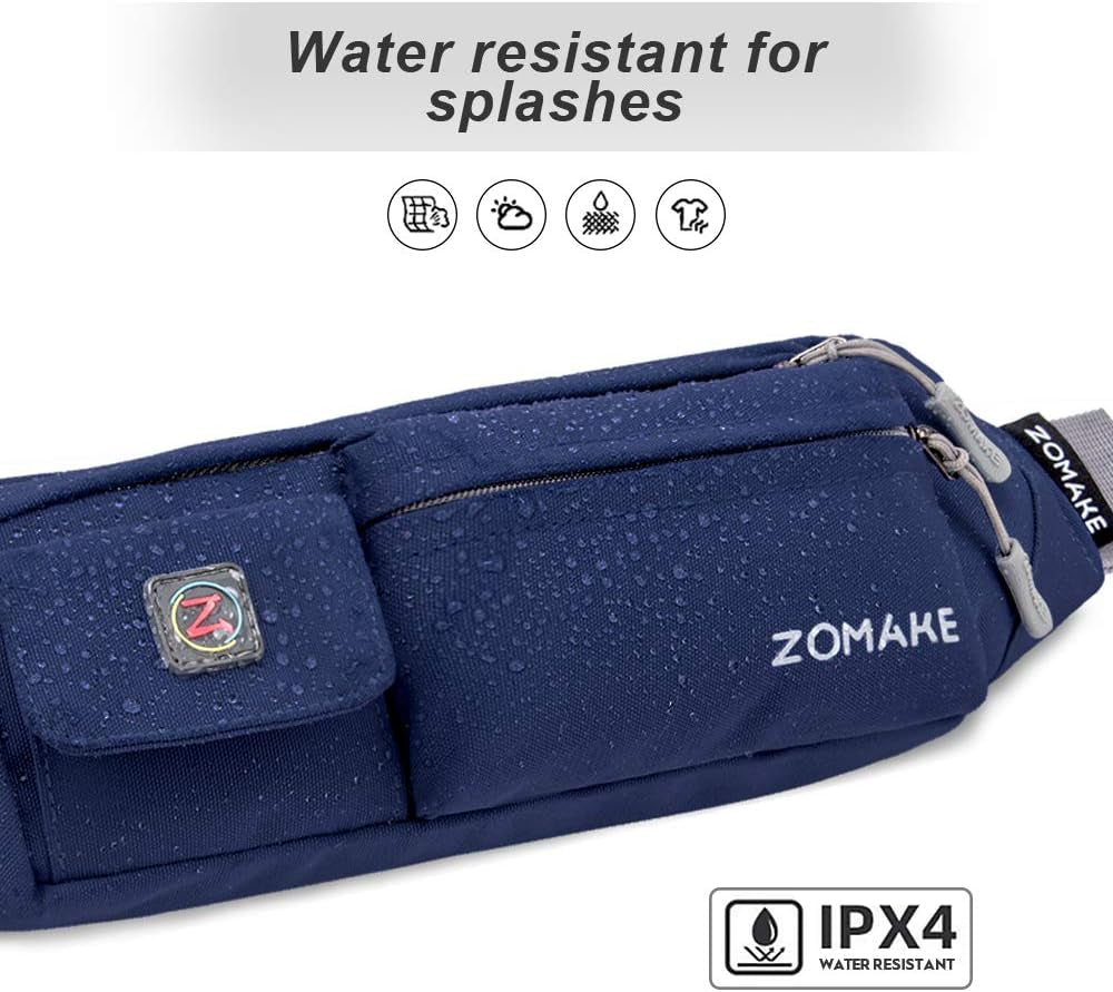 Crossbody Fanny Pack for Women Men:Small Runners Belt Bag with Adjustable Strap - Fashion Water Resistant Waist Bag, Mini Bum Bag Pouch Bag for Running Travel Hiking Carrying All Phones,By