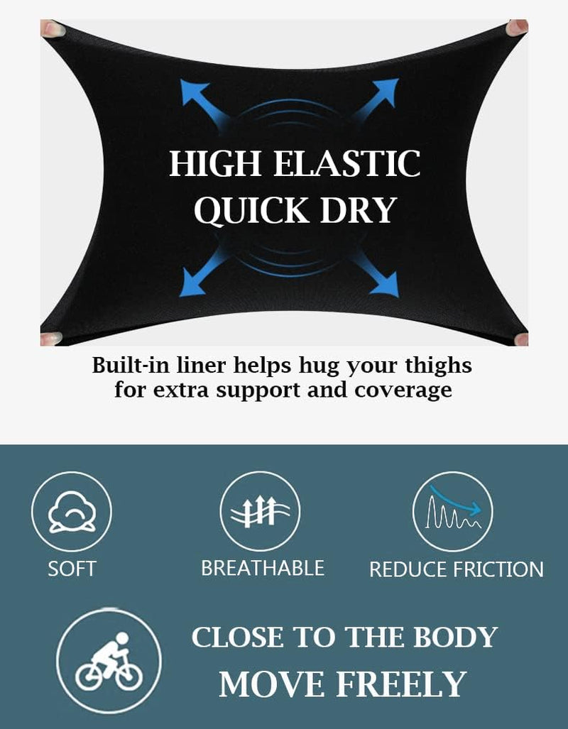 Men'S 2 Pack Gym Shorts with Liner 2 in 1 Athletic Bodybuilding Workout Shorts with Zipper Pockets